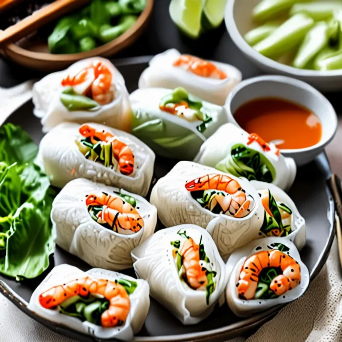 bánh cuốn tôm chay