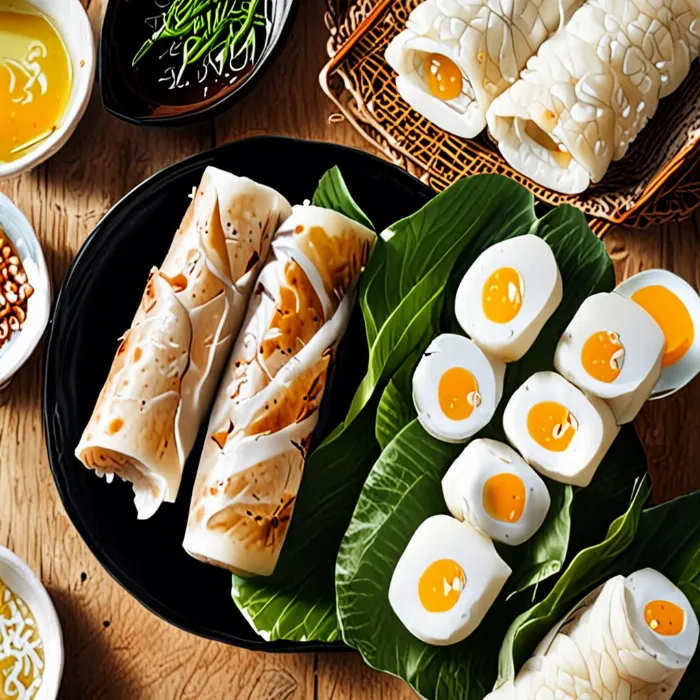 Bánh cuốn trứng Lạng Sơn