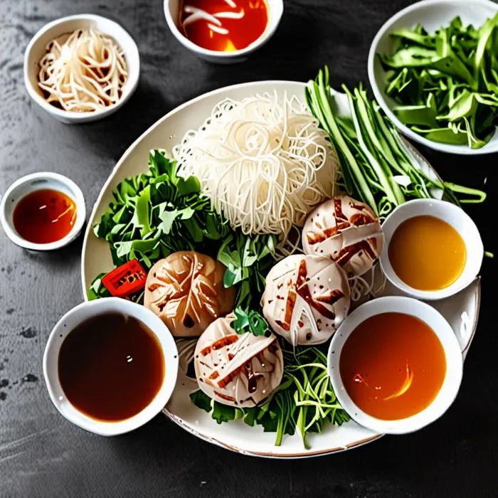 Hương vị bún chả Hà Nội