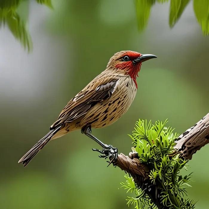 Chim i đậu trên cây