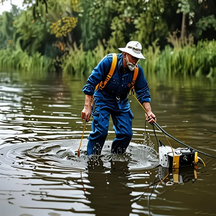 Bị điện giật khi kích cá