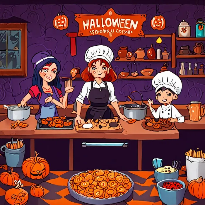 Game nấu ăn Halloween