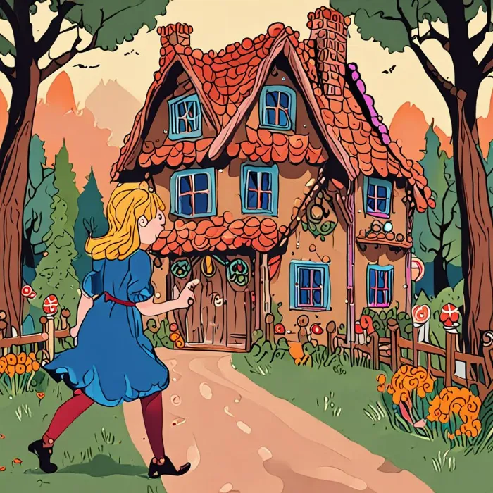 Hansel và Gretel thoát khỏi nhà bánh kẹo