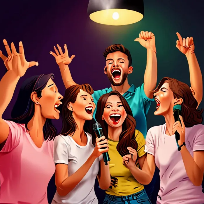 Hát karaoke vui vẻ