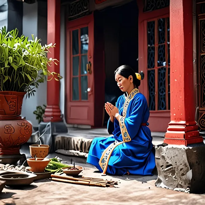 woman-praying-with-incense