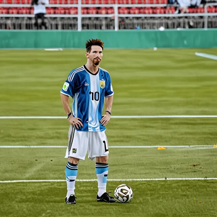 Messi khoác áo đội tuyển Argentina