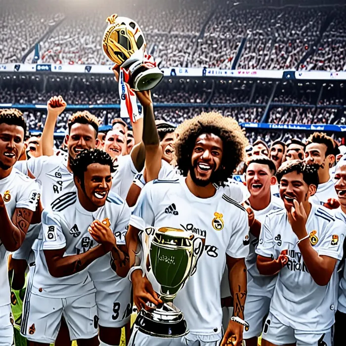 Marcelo trong màu áo Real Madrid