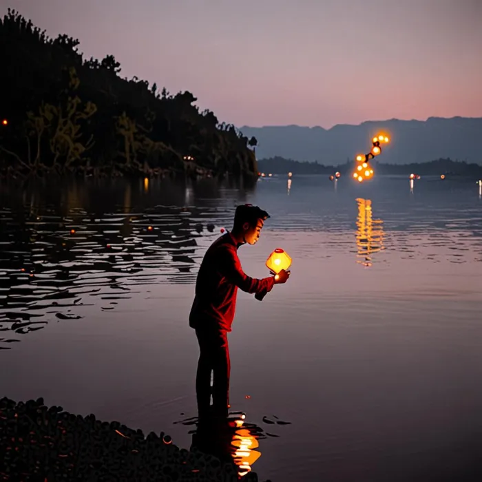 Thả đèn hoa đăng