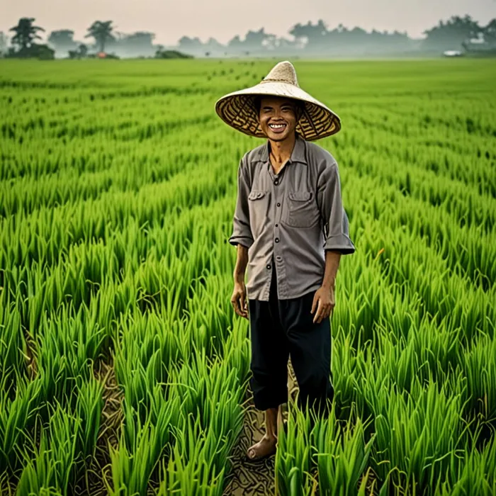 Nông dân gặp may mắn