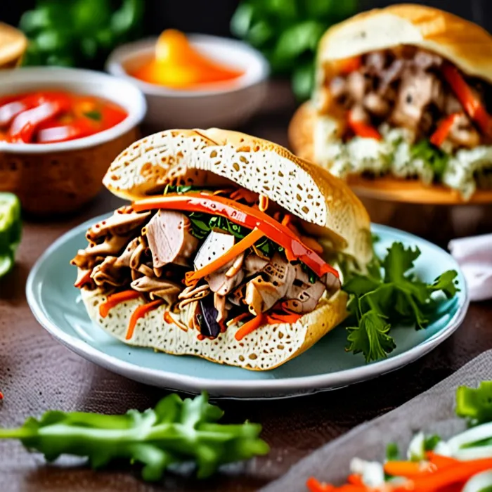 Pha lấu lòng gà ăn kèm bánh mì