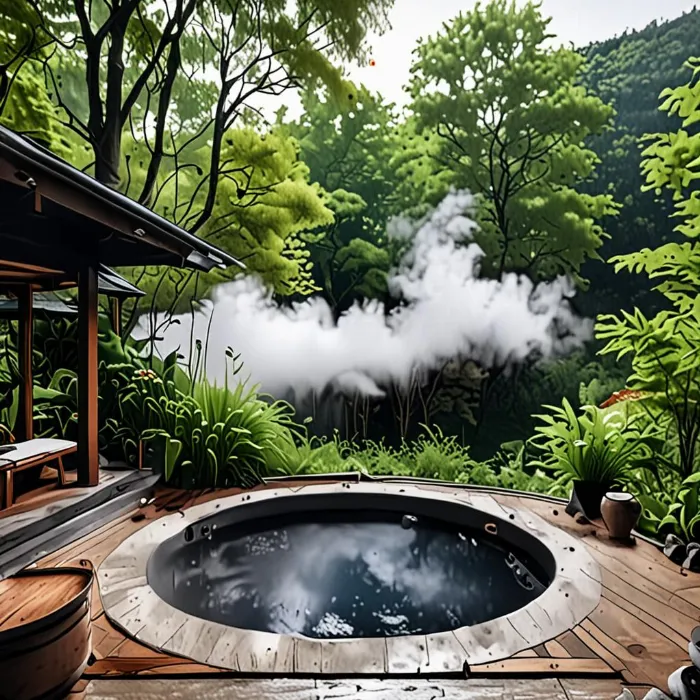 Tắm onsen ngoài trời