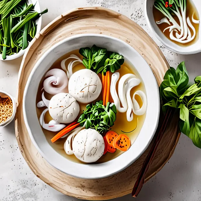 Tô canh bún cần đậm đà hương vị