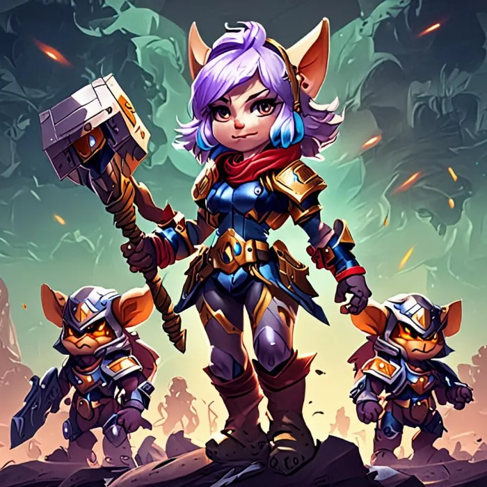 Tristana cùng đồng đội